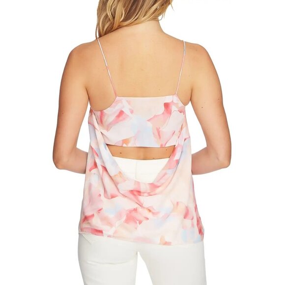 1. State Floral Cowl Neck Camisole Size L - Picture 2 of 9